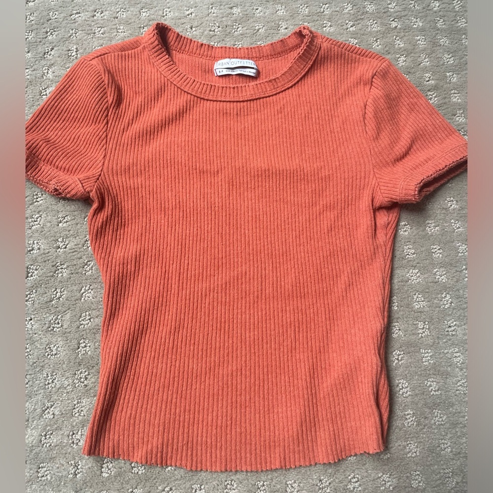 Orange Urban Outfitters Baby Tee